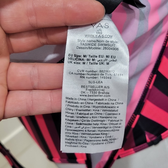 Y.A.S One piece vertical striped swimsuit - Picture 6 of 6